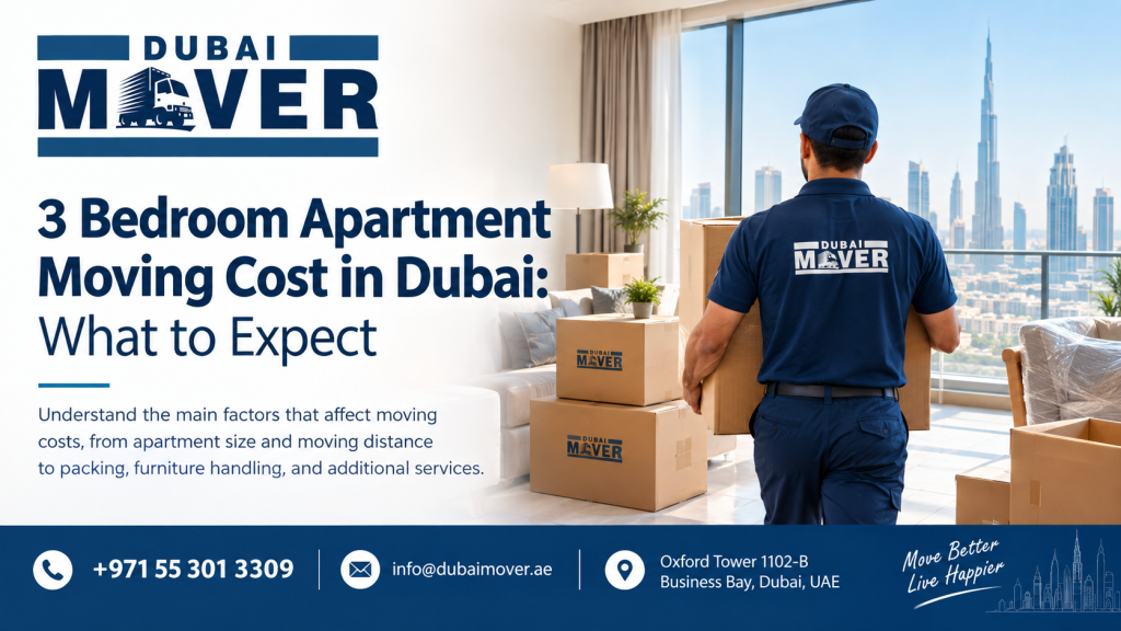 Apartment Moving Cost in Dubai